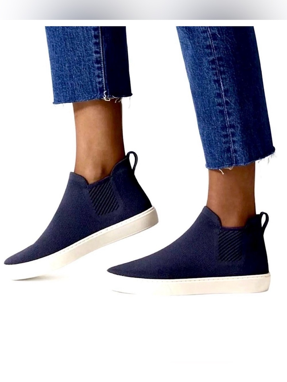 Rothy's The Chelsea Boot in Limited Edition Nightfall Navy Blue Size 8